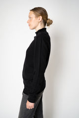 Peter O. Mahler Cashmere Knit Turtleneck Pullover in Black Vancouver. Shop Online or in Store. 