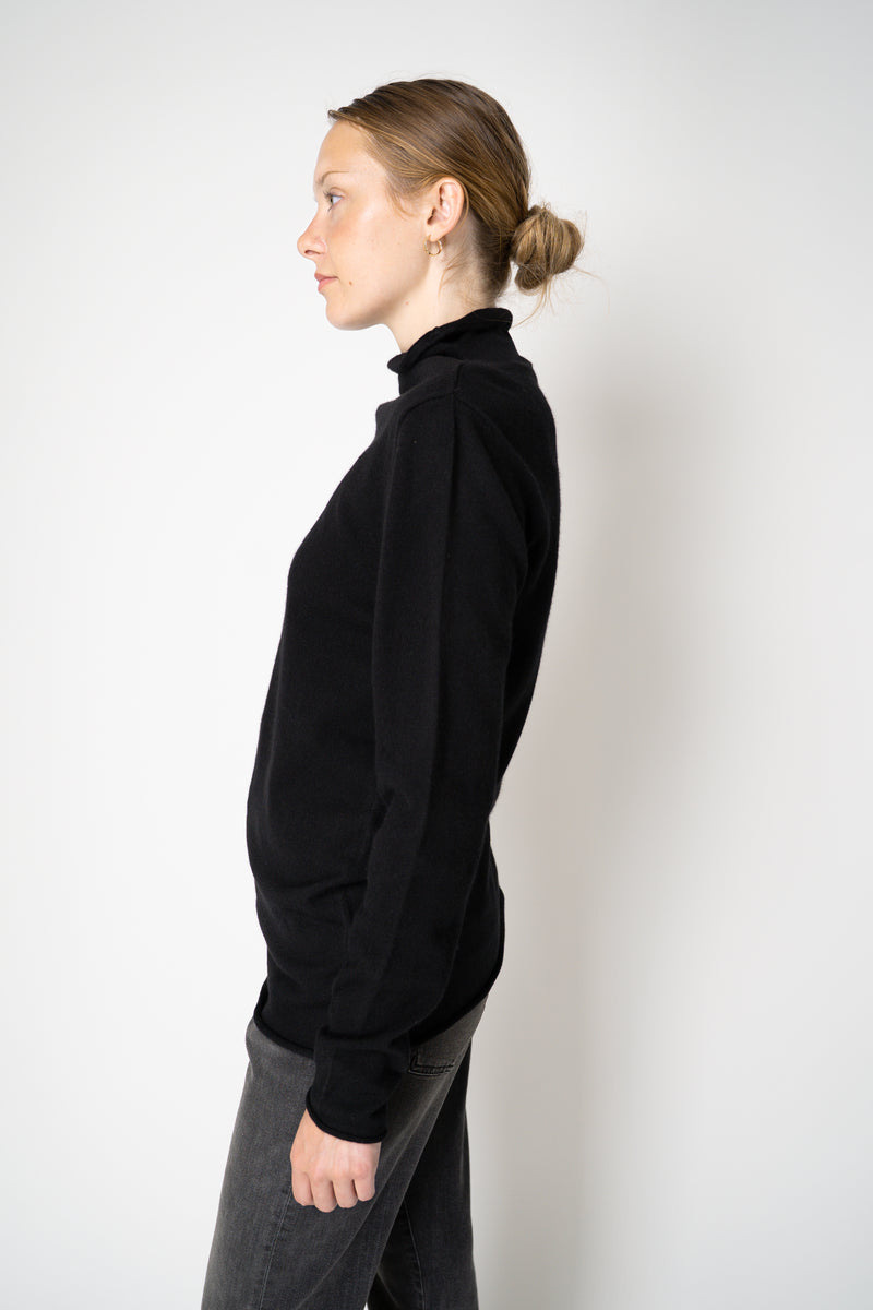 Peter O. Mahler Cashmere Knit Turtleneck Pullover in Black Vancouver. Shop Online or in Store. 