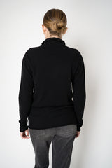 Peter O. Mahler Cashmere Knit Turtleneck Pullover in Black Vancouver. Shop Online or in Store. 