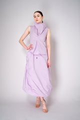Peter O. Mahler Crash Balloon Style Maxi Skirt in Lilac Vancouver. Shop Online or in Store.