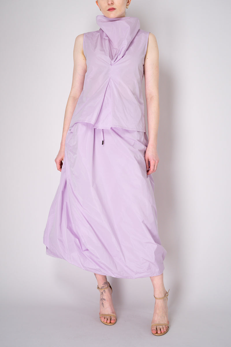 Peter O. Mahler Crash Balloon Style Maxi Skirt in Lilac Vancouver. Shop Online or in Store.
