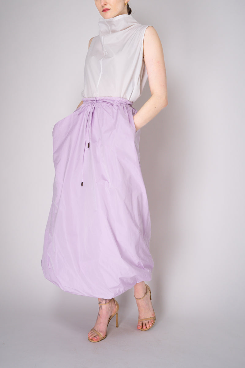 Peter O. Mahler Crash Balloon Style Maxi Skirt in Lilac Vancouver. Shop Online or in Store.