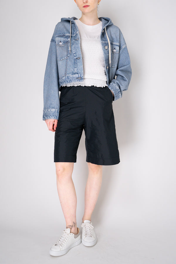 Peter O. Mahler Crash Bermuda Shorts in Black Vancouver. Shop Online or in Store