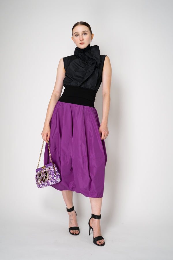 Peter O. Mahler Crash Ruffled Sleeveless Top in Black Vancouver. Shop Online or in Store. 