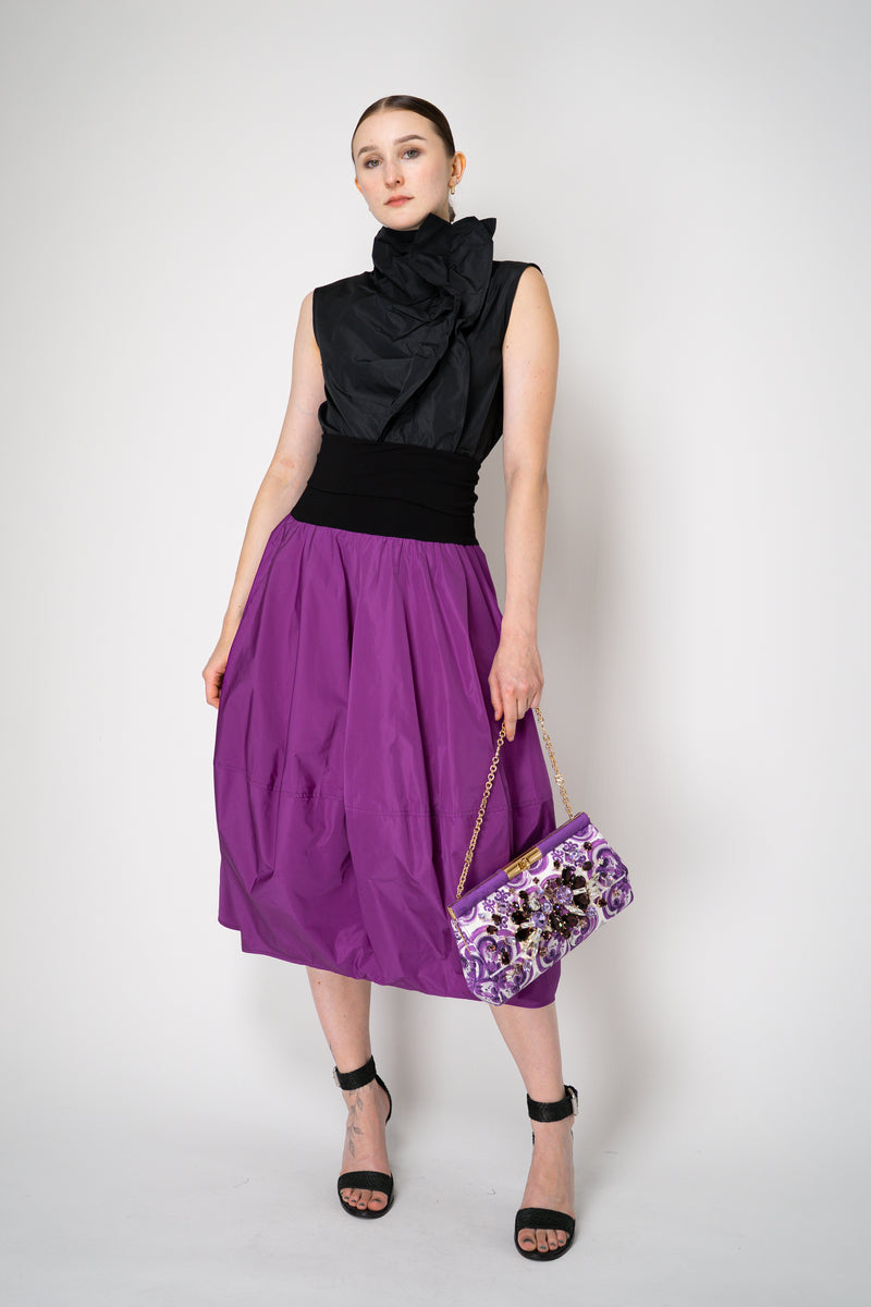 Peter O. Mahler Crash Ruffled Sleeveless Top in Black Vancouver. Shop Online or in Store. 