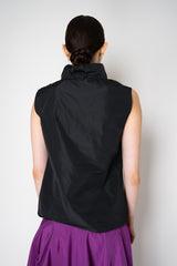 Peter O. Mahler Crash Ruffled Sleeveless Top in Black Vancouver. Shop Online or in Store. 