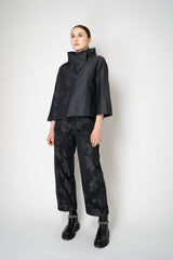 Peter O. Mahler Crash Taffeta High Neck Top in Dark Anthracite Vancouver. Shop Online or in Store. 