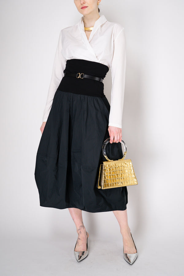 Peter O. Mahler Crash Tulip Skirt in Black Vancouver. Shop Online or in Store.