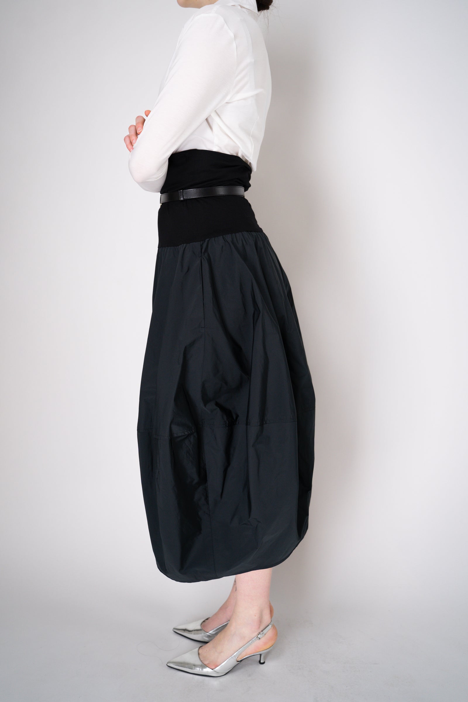 Peter O. Mahler Crash Tulip Skirt in Black – Ashia Mode