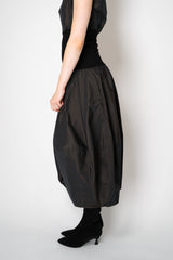 Peter O. Mahler Crash Tulip Skirt in Brown Shot Black Vancouver. Shop Online or in Store. 