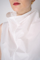 Peter O. Mahler Crash Wide Neck Sleeveless Top in White Vancouver. Shop Online or in Store.