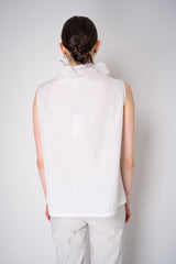 Peter O. Mahler Crash Wide Neck Sleeveless Top in White Vancouver. Shop Online or in Store.