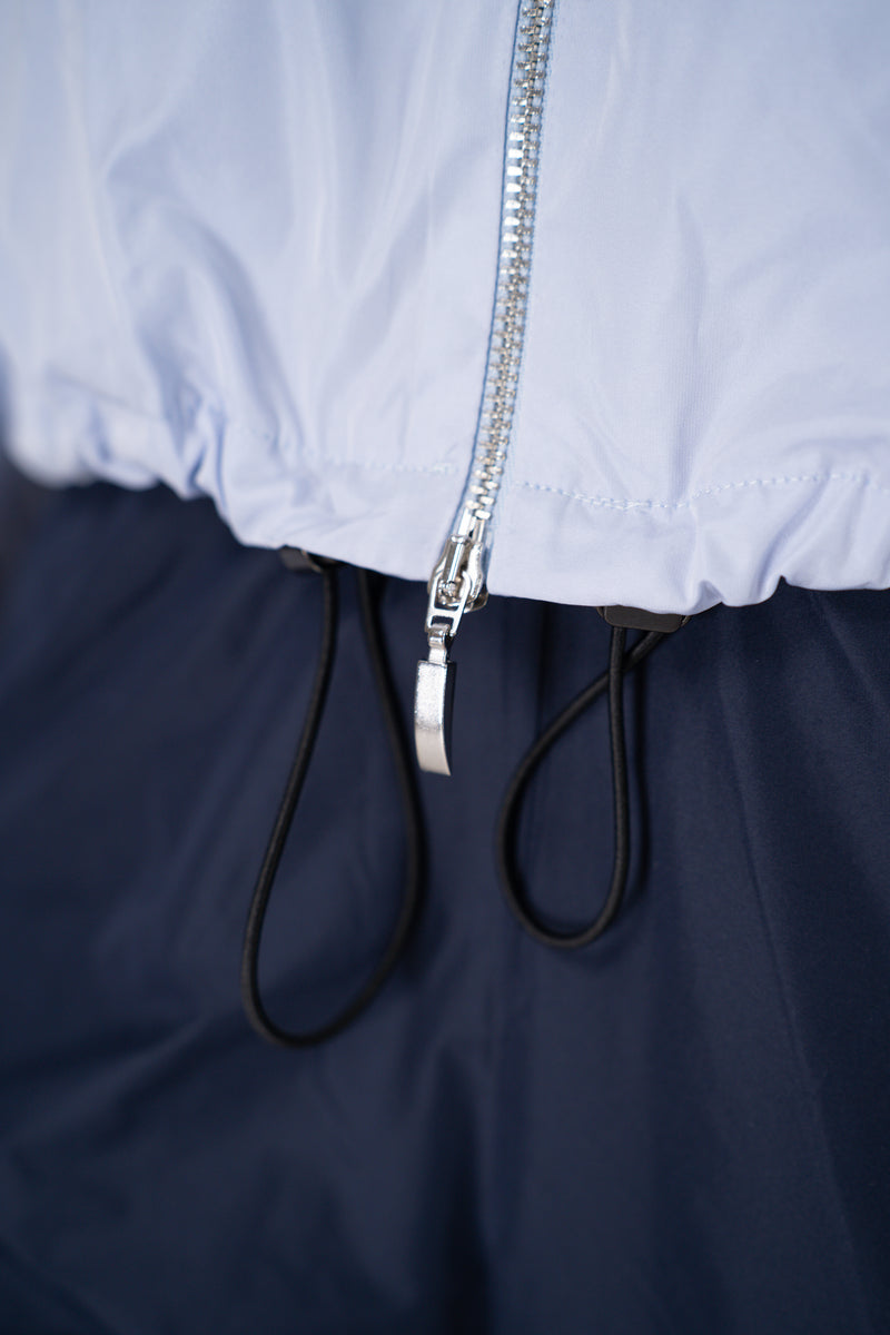Peter O. Mahler Crash Zip-Up Shirt Jacket in Lavender Blue Vancouver. Shop Online or in Store.