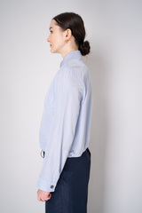 Peter O. Mahler Crash Zip-Up Shirt Jacket in Lavender Blue Vancouver. Shop Online or in Store.