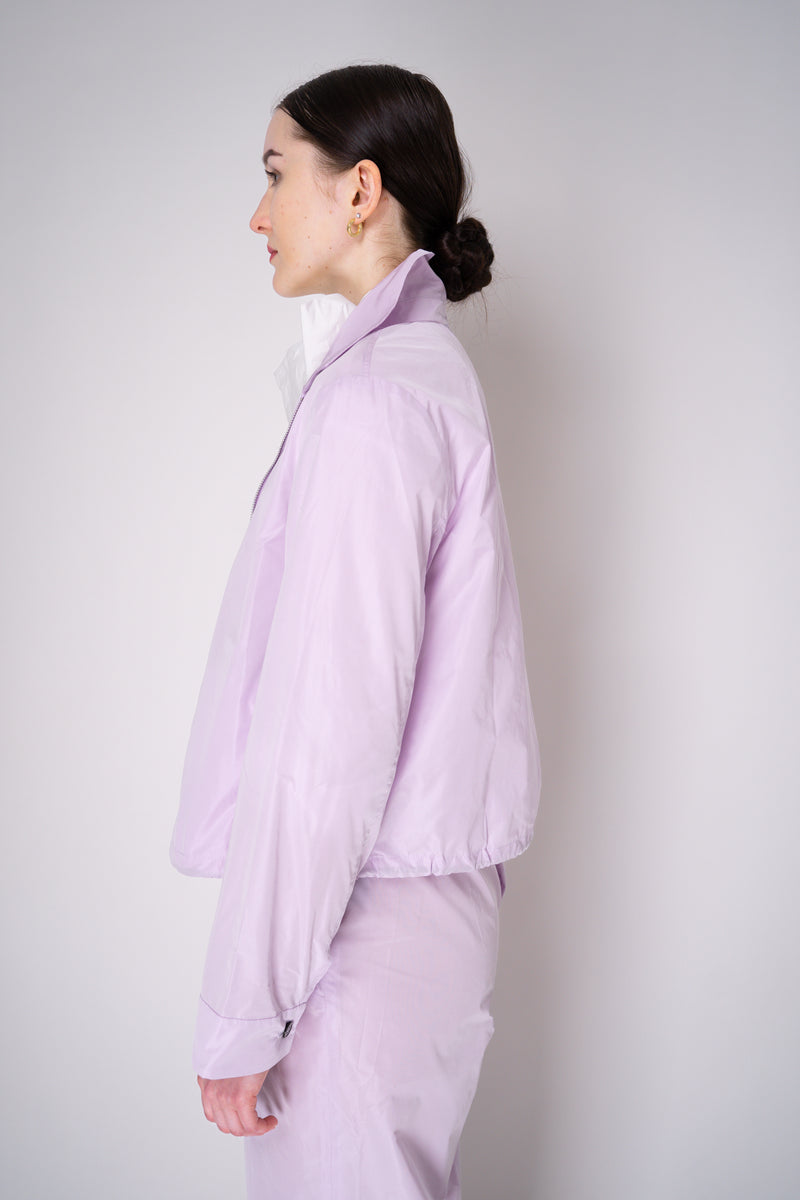 Peter O. Mahler Crash Zip-Up Shirt Jacket in Lilac Vancouver. Shop Online or in Store.
