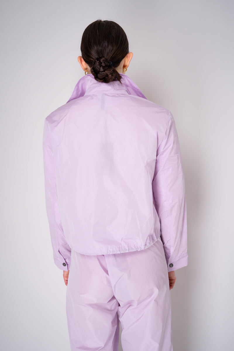 Peter O. Mahler Crash Zip-Up Shirt Jacket in Lilac Vancouver. Shop Online or in Store.