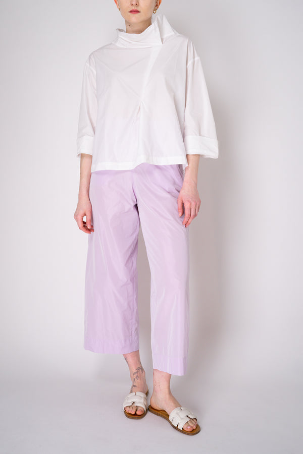 Peter O. Mahler Cropped Straight Leg Crash Pants in Lilac Vancouver. Shop Online or in Store.