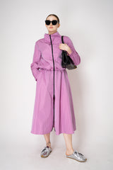 Peter O. Mahler High Neck Crash Zip Sporty Jacket in Pink Vancouver. Shop Online or in Store.