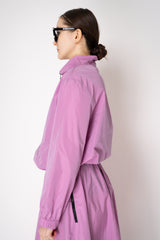 Peter O. Mahler High Neck Crash Zip Sporty Jacket in Pink Vancouver. Shop Online or in Store.