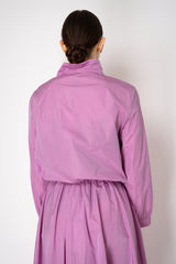 Peter O. Mahler High Neck Crash Zip Sporty Jacket in Pink Vancouver. Shop Online or in Store.