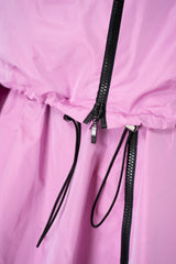 Peter O. Mahler High Neck Crash Zip Sporty Jacket in Pink Vancouver. Shop Online or in Store.