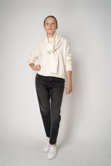 Peter O. Mahler Knit Cashmere Crew Neck in Off-White Vancouver. Shop Online or in Store. 