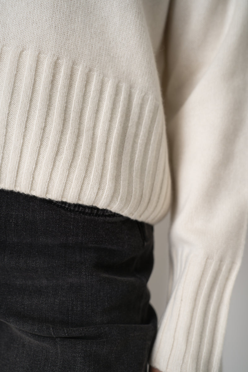Peter O. Mahler Knit Cashmere Crew Neck in Off-White Vancouver. Shop Online or in Store. 