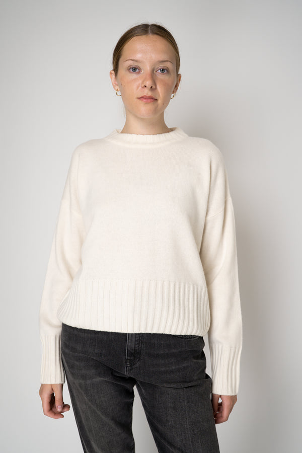 Peter O. Mahler Knit Cashmere Crew Neck in Off-White Vancouver. Shop Online or in Store. 