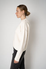 Peter O. Mahler Knit Cashmere Crew Neck in Off-White Vancouver. Shop Online or in Store. 