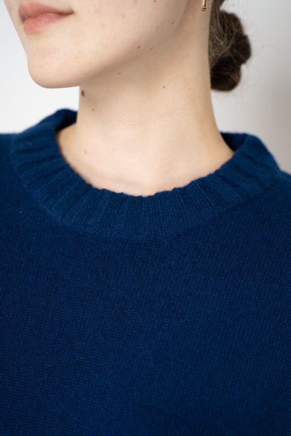 Peter O. Mahler Knit Cashmere Crew Neck in Royal Blue Vancouver. Shop Online or in Store. 