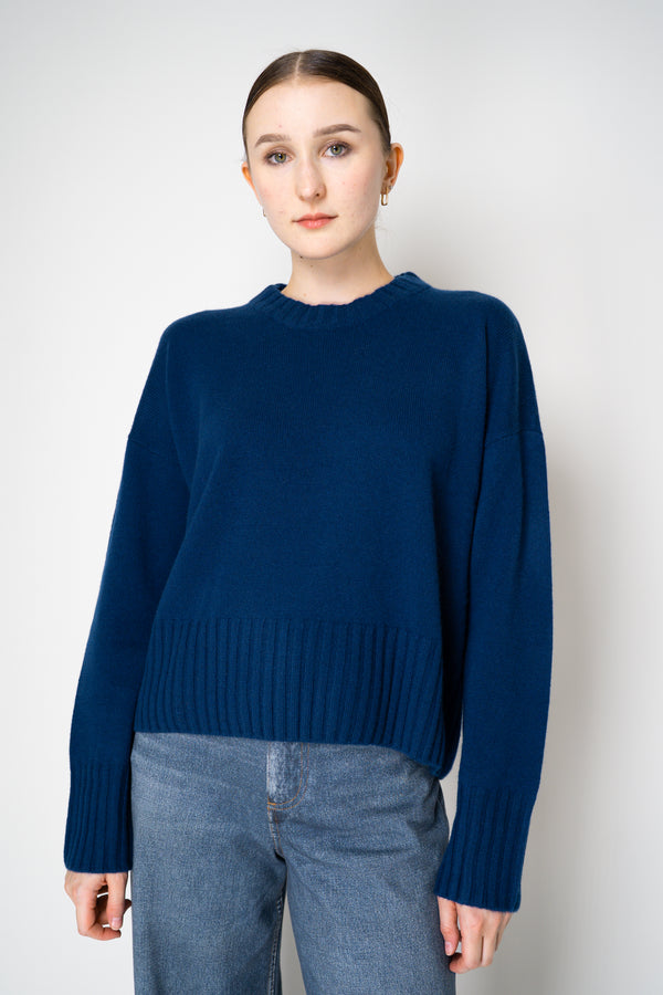 Peter O. Mahler Knit Cashmere Crew Neck in Royal Blue Vancouver. Shop Online or in Store. 
