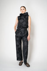 Peter O. Mahler Pull-On Style Floral Print Crash Pants in Black Vancouver. Shop Online or in Store. 