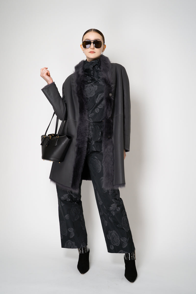 Peter O. Mahler Pull-On Style Floral Print Crash Pants in Black Vancouver. Shop Online or in Store. 