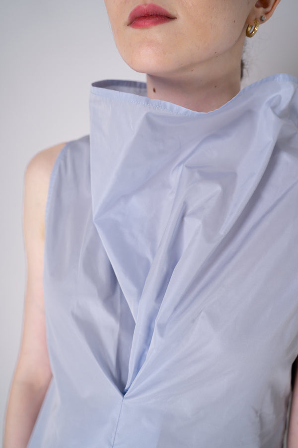 Peter O. Mahler Sleeveless Cowl Neck Top in Lavender Blue Vancouver. Shop Online or in Store.