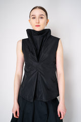 Peter O. Mahler Sleeveless Crash Cowl Neck Top in Black Vancouver. Shop Online or in Store.