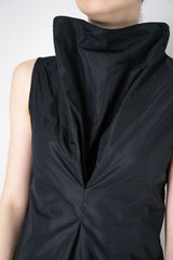 Peter O. Mahler Sleeveless Crash Cowl Neck Top in Black Vancouver. Shop Online or in Store.