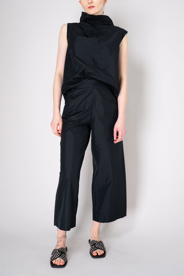 Peter O. Mahler Straight Leg Crash Trousers in Black Vancouver. Shop Online or in Store