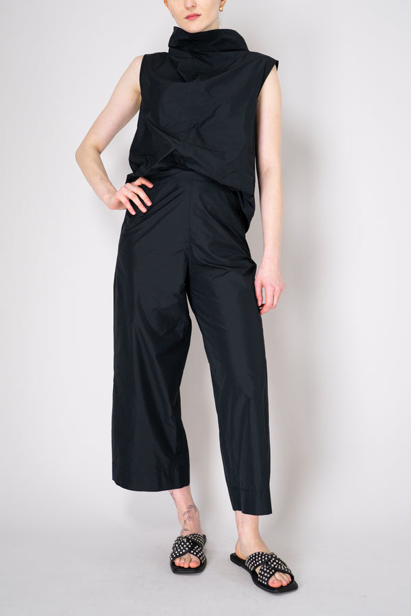 Peter O. Mahler Straight Leg Crash Trousers in Black Vancouver. Shop Online or in Store