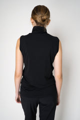 Peter O. Mahler Stretch Jersey High Neck Lyocell-Cotton Sleeveless Top in Black Vancouver. Shop Online or in Store. 