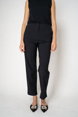 Peter O. Mahler Techno Stretch Cropped Cuffed Trousers in Black Vancouver. Shop Online or in Store