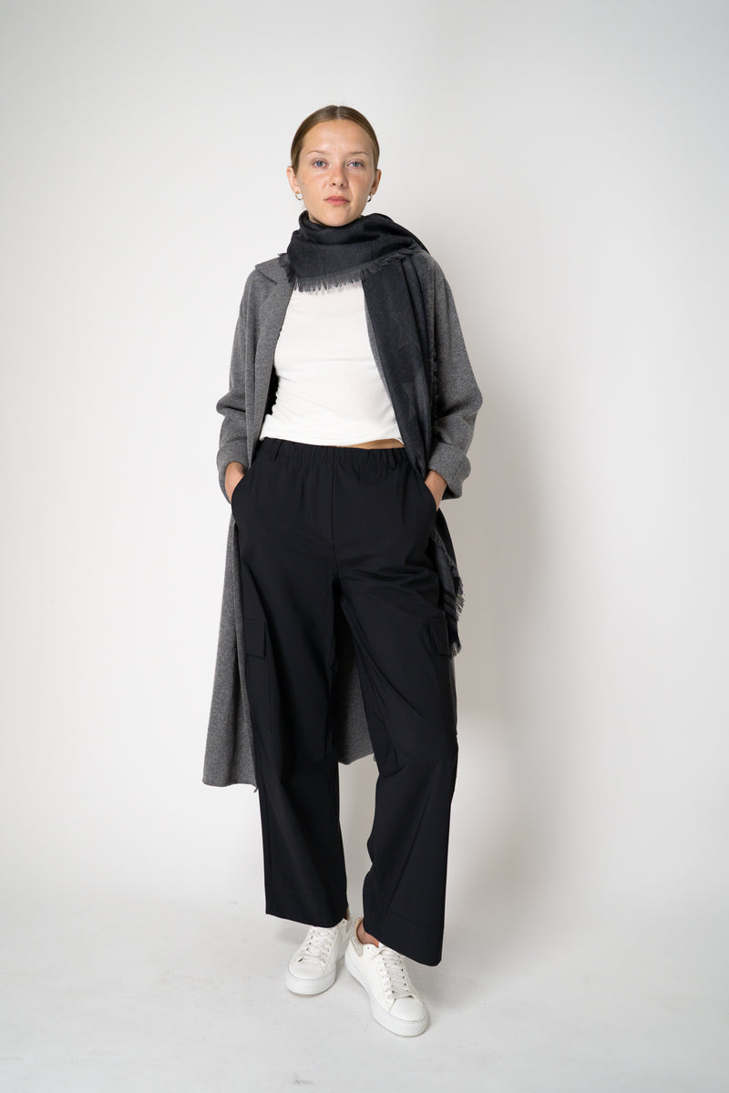 Peter O. Mahler Techno Stretch Sporty Cargo Pants in Black Vancouver. Shop Online or in Store.