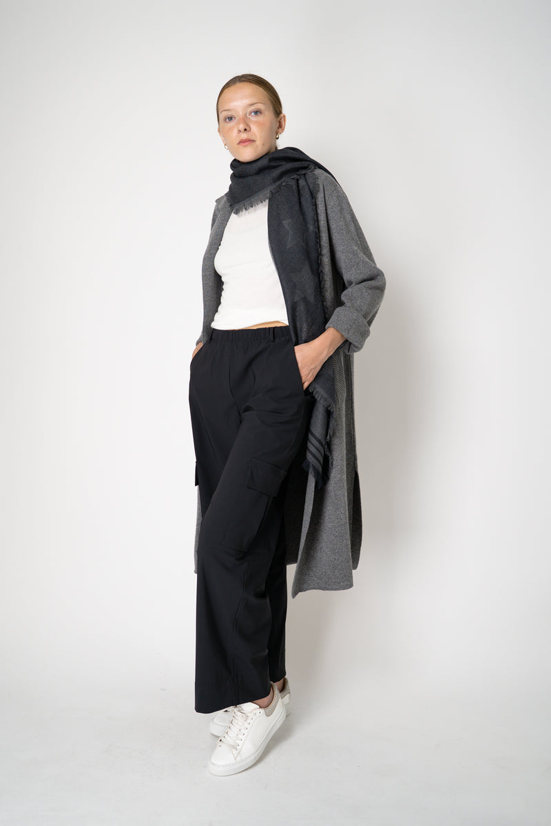 Peter O. Mahler Techno Stretch Sporty Cargo Pants in Black Vancouver. Shop Online or in Store.