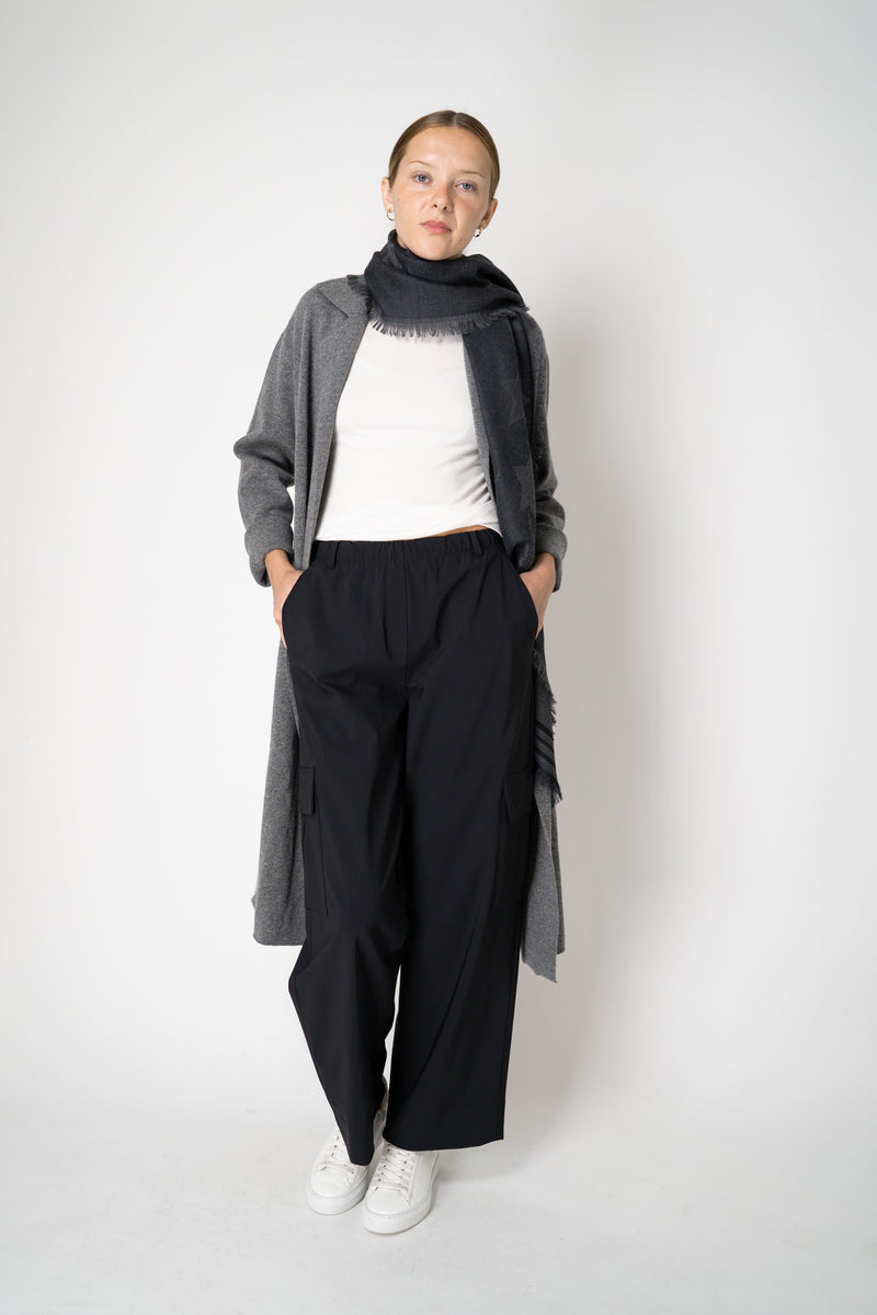 Peter O. Mahler Techno Stretch Sporty Cargo Pants in Black Vancouver. Shop Online or in Store.