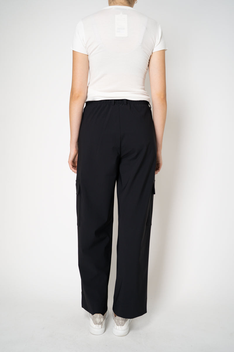 Peter O. Mahler Techno Stretch Sporty Cargo Pants in Black Vancouver. Shop Online or in Store.