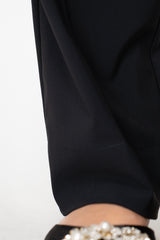 Peter O. Mahler Techno Stretch Tapered Leg Trousers in Black Vancouver. Shop Online or in Store. 
