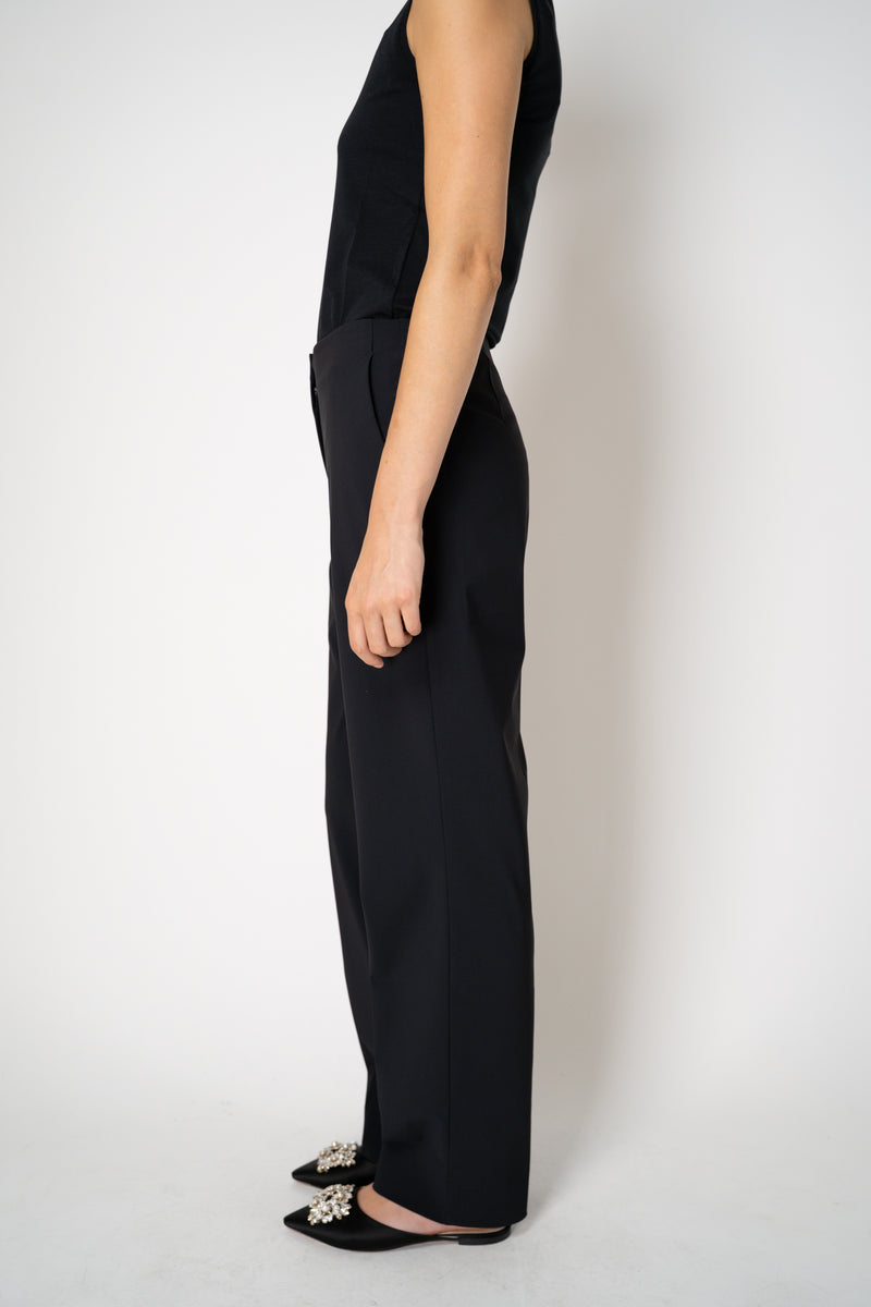 Peter O. Mahler Techno Stretch Tapered Leg Trousers in Black Vancouver. Shop Online or in Store. 