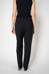 Peter O. Mahler Techno Stretch Tapered Leg Trousers in Black Vancouver. Shop Online or in Store. 