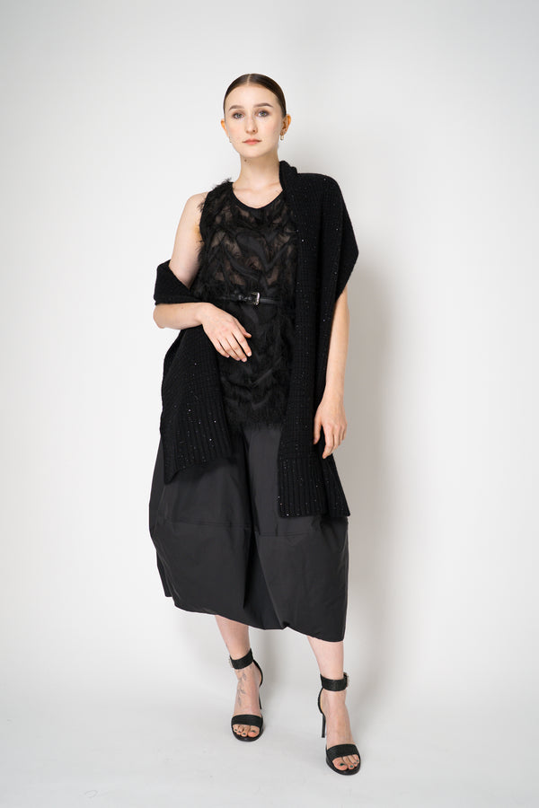 Peter O. Mahler Techno Stretch Tulip Skirt in Black Vancouver. Shop Online or in Store. 