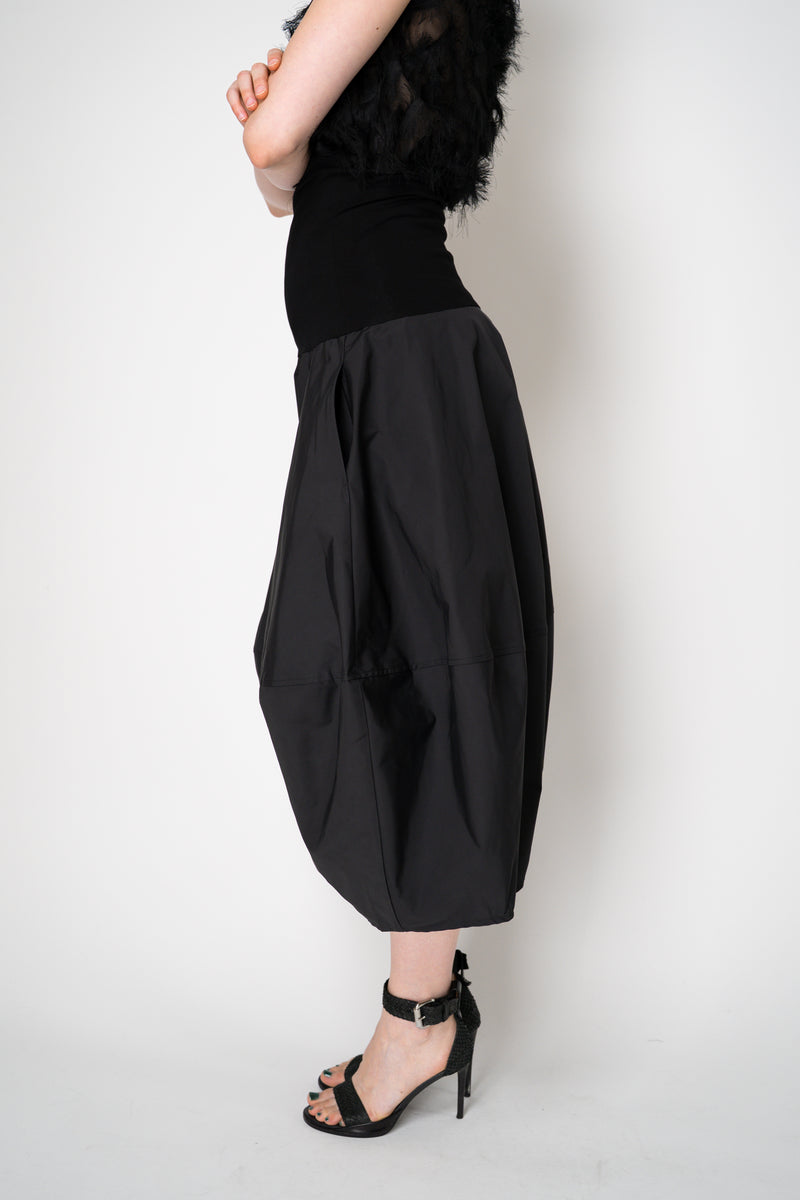 Peter O. Mahler Techno Stretch Tulip Skirt in Black Vancouver. Shop Online or in Store. 