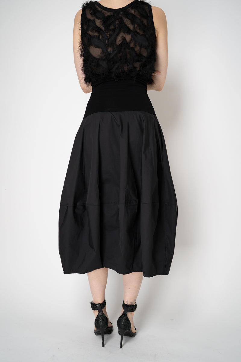 Peter O. Mahler Techno Stretch Tulip Skirt in Black Vancouver. Shop Online or in Store. 